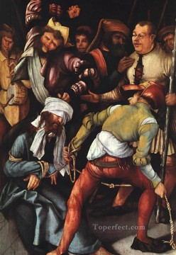 La burla de Cristo religioso Matthias Grunewald Pinturas al óleo